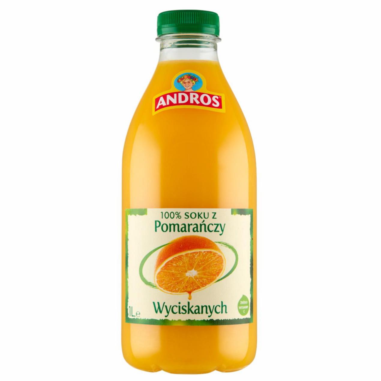 Photo - Andros Orange 100% Juice 1 L
