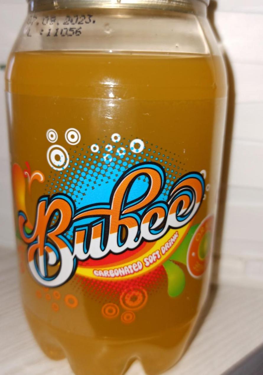 Photo - Bubee Orange Flavored Carbonated Soft Drink with Sugar and Stivia Sweetener 0,33 l