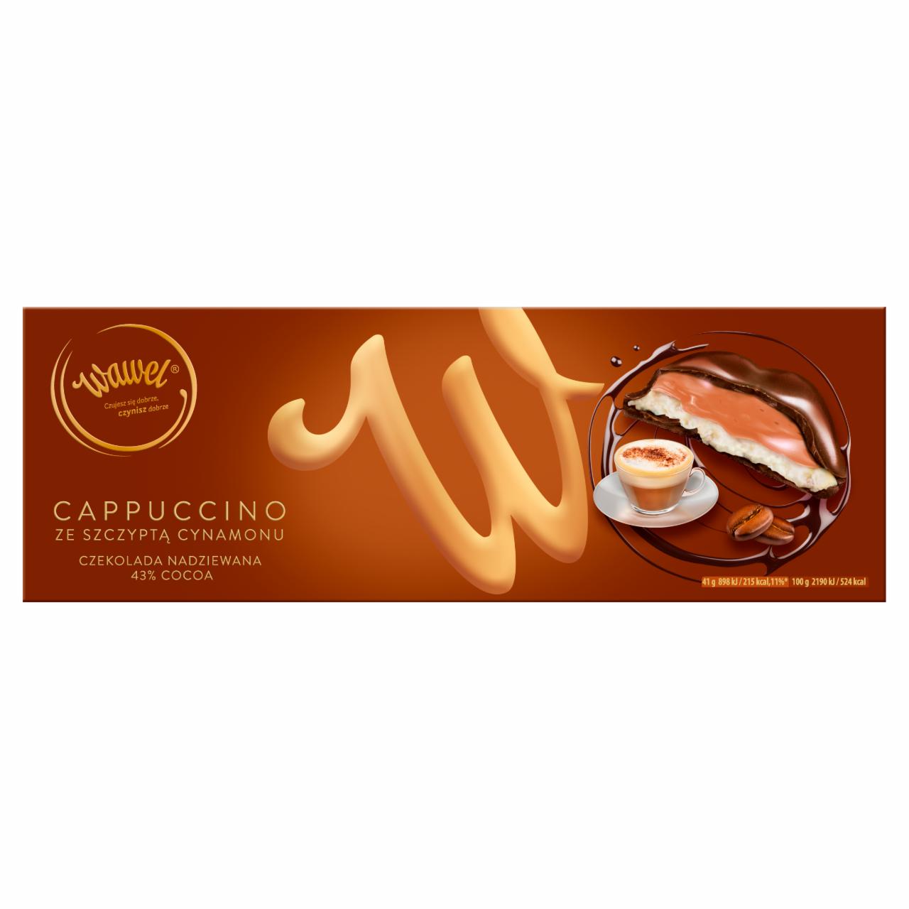 Photo - Wawel Cappuccino with Pinch Cinnamon Chocolate with Filling 290 g
