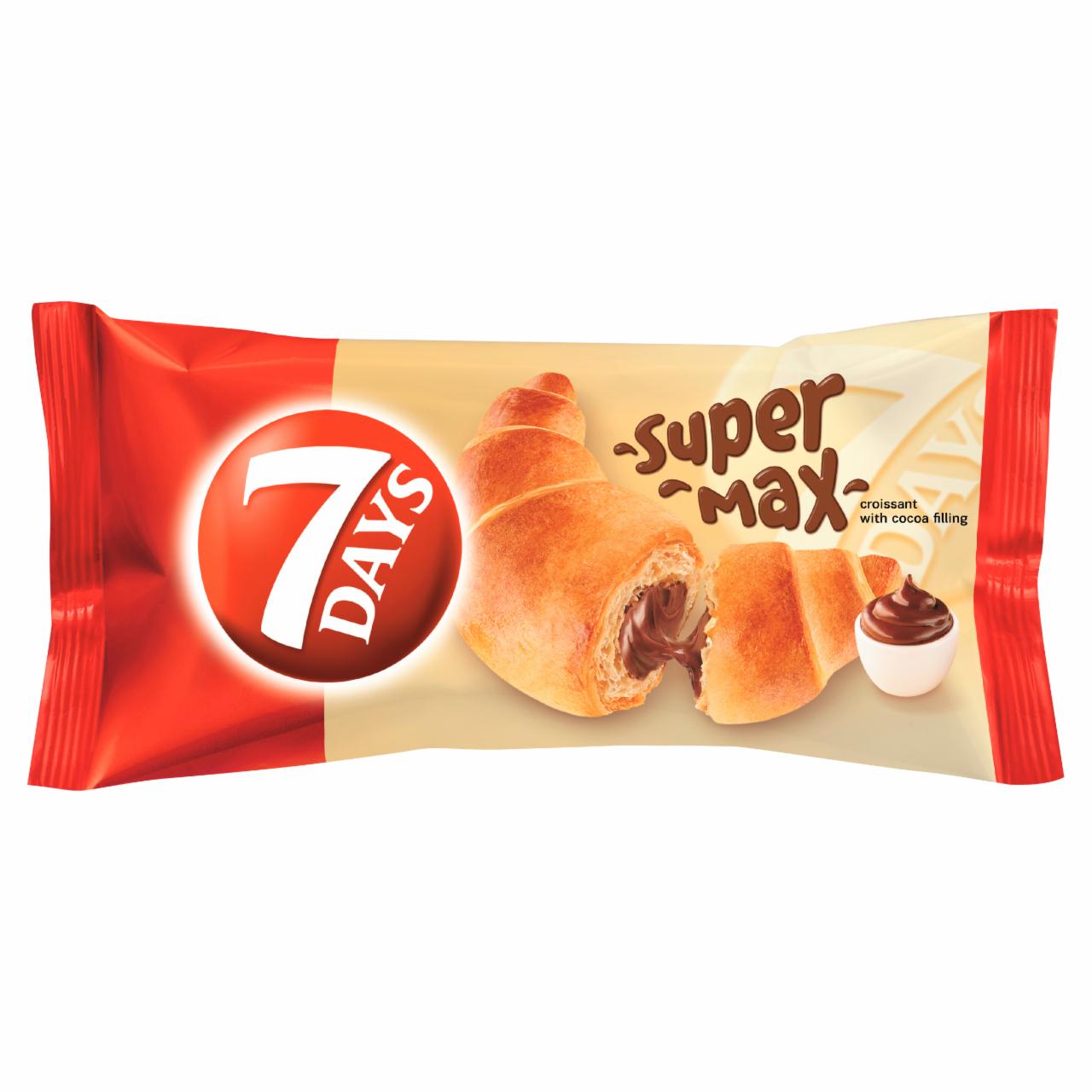 Photo - 7DAYS Super Max Croissant with Cocoa Filling 110 g