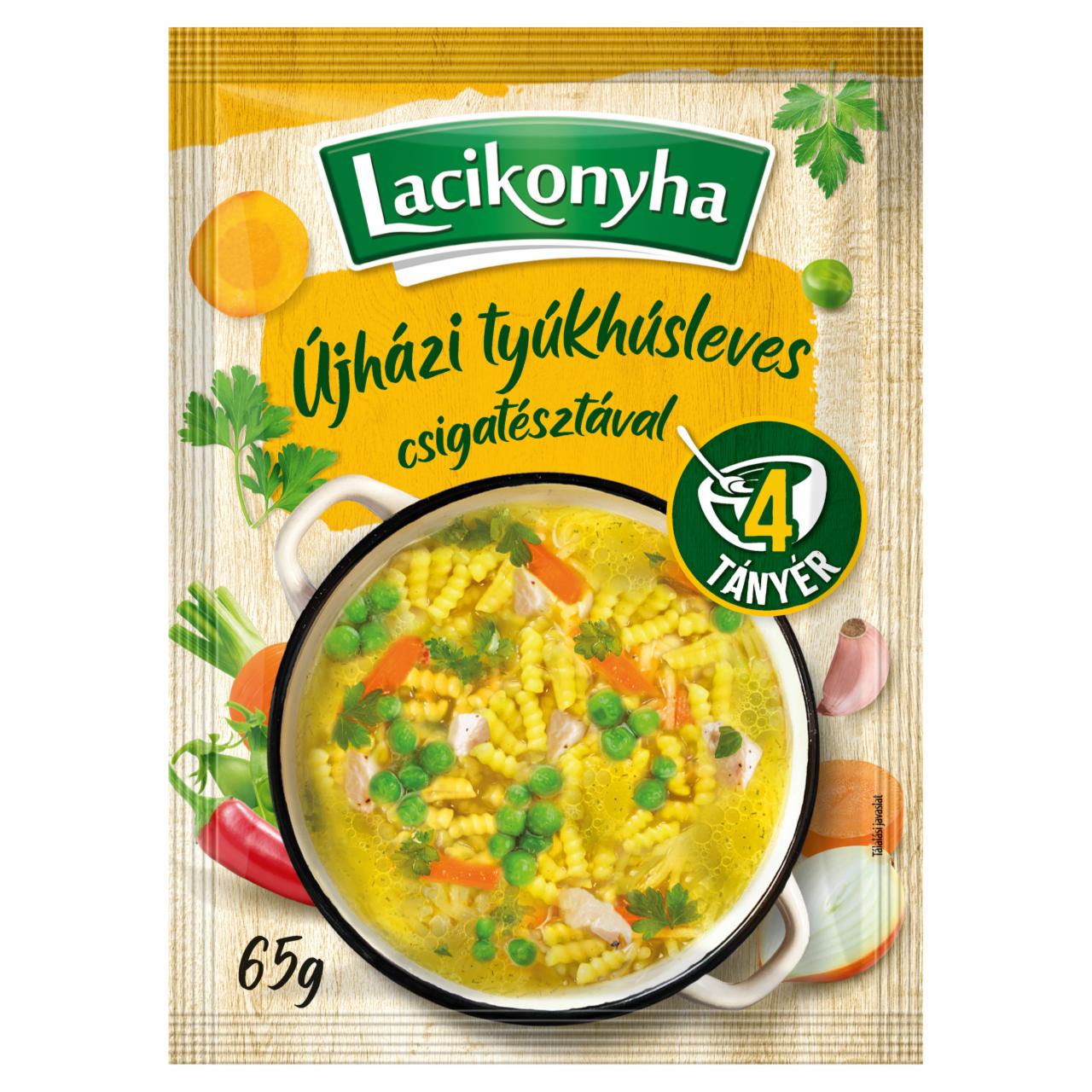Photo - Lacikonyha Újházi Hen Soup with Spiral Noodles 65 g