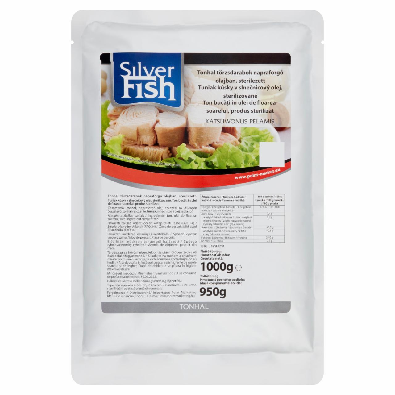Photo - Silver Fish Tuna in Sunflower Oil 1000 g