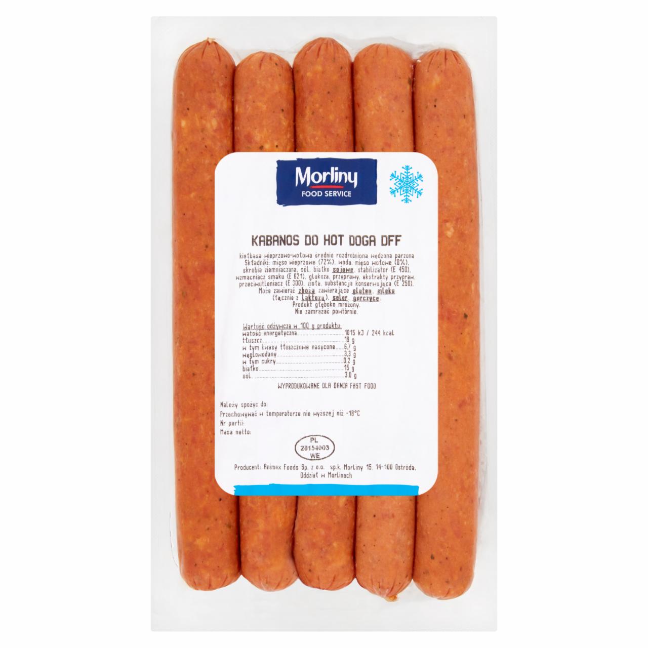 Photo - Morliny Food Service Hot Dog Thin Smoked Sausage 700 g