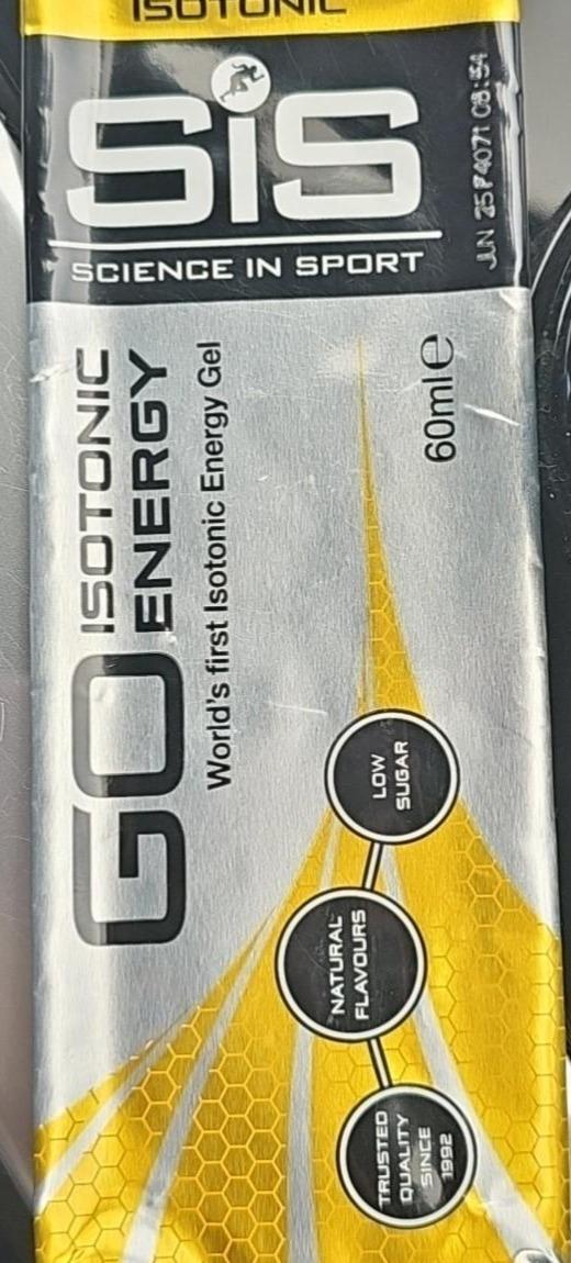Photo - GO Isotonic Energy Gel Blackcurrant SiS