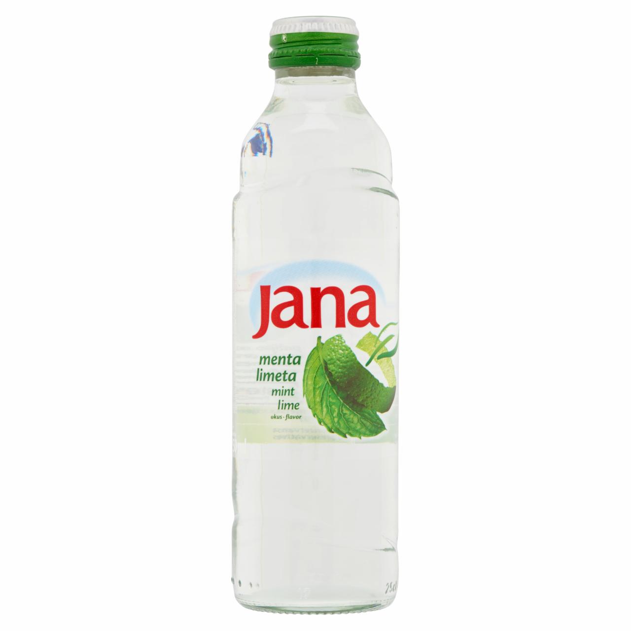 Photo - Jana Mint and Lime Flavoured Low-Energy Non-Carbonated Drink with Sugar and Sweetener 250 ml