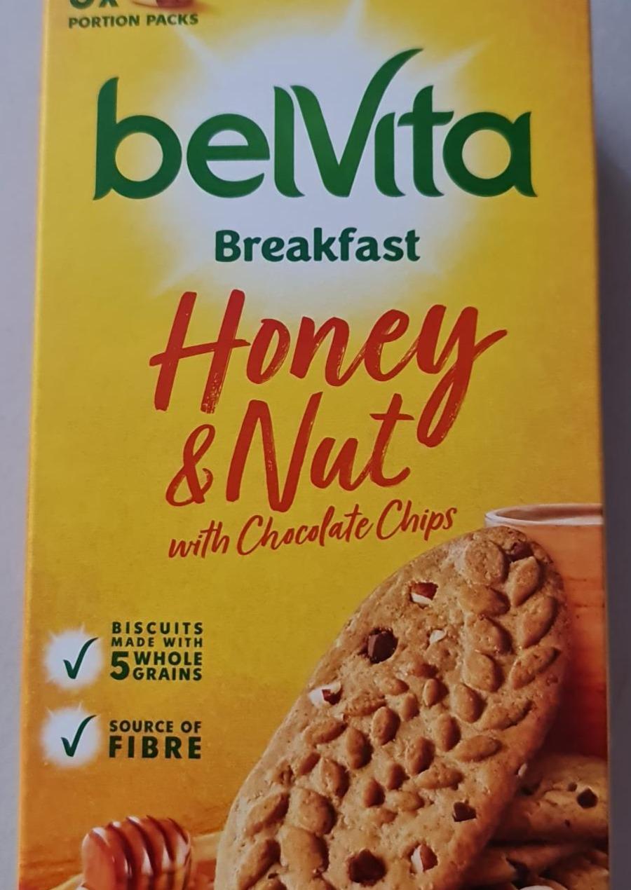 Photo - Breakfast Honey & Nut with Chocolate Chips BelVita