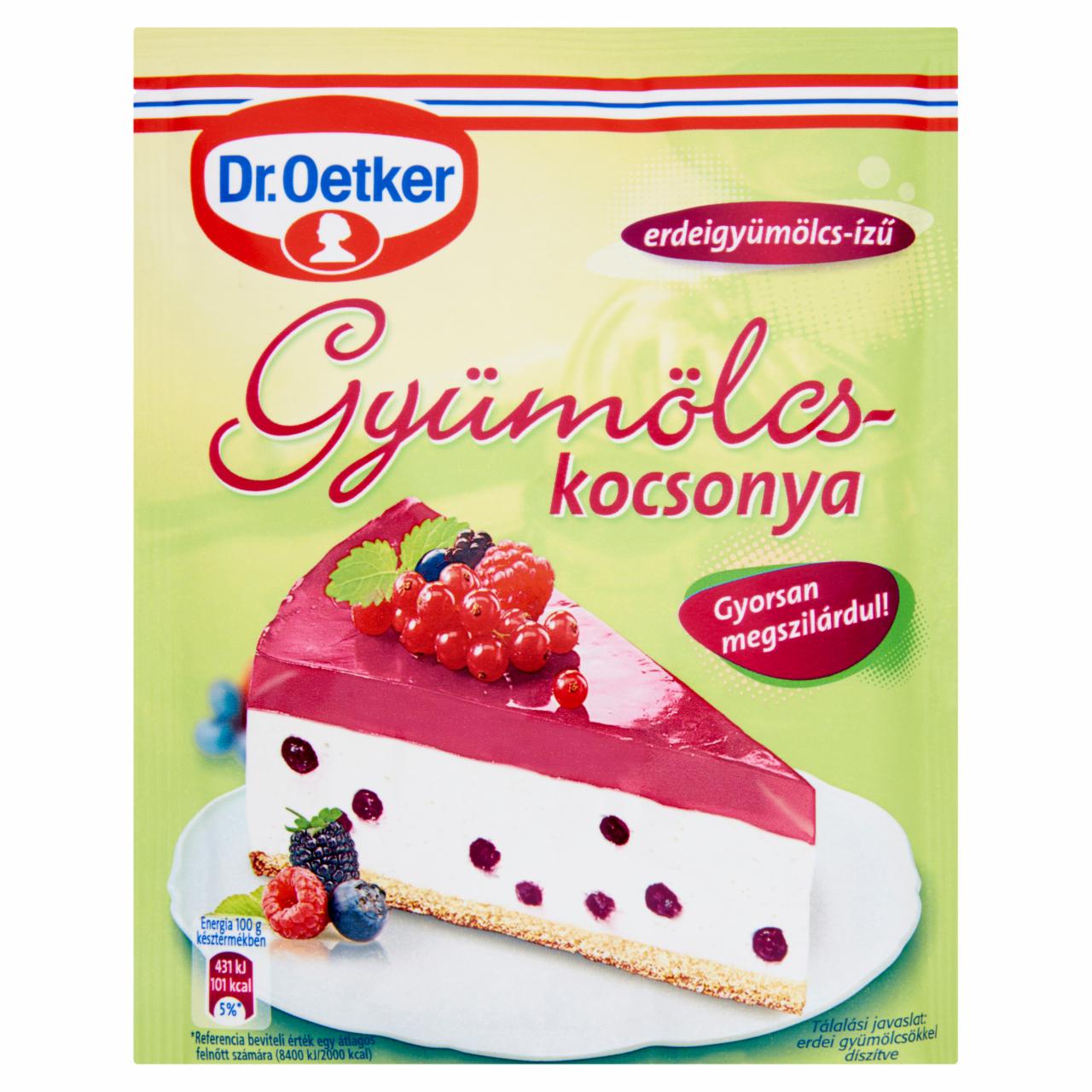 Photo - Dr. Oetker Forest Fruit Flavoured Powdered Gelatine Cake Covering 100 g