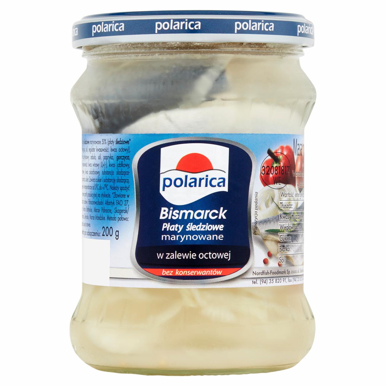 Photo - Polarica Bismarck Marinated Herring in Vinegar 400 g