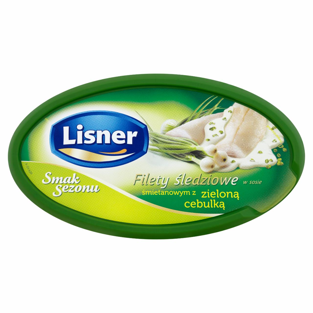 Photo - Lisner Smak Sezonu Herring Fillets in Cream Sauce with Green Onion 280 g