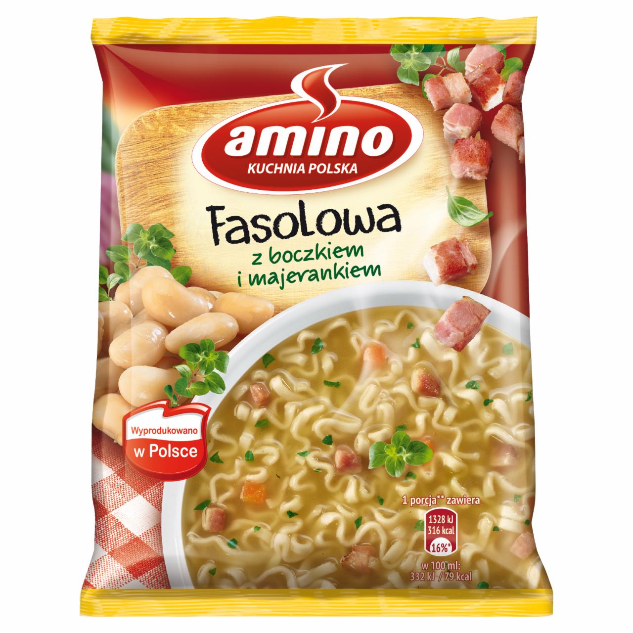 Photo - Amino Bean with Bacon and Marjoram Instant Soup 61 g