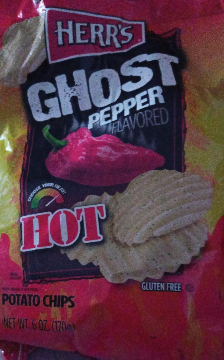 Photo - Ghost Pepper Flavored Hot Potato Chips Herr's