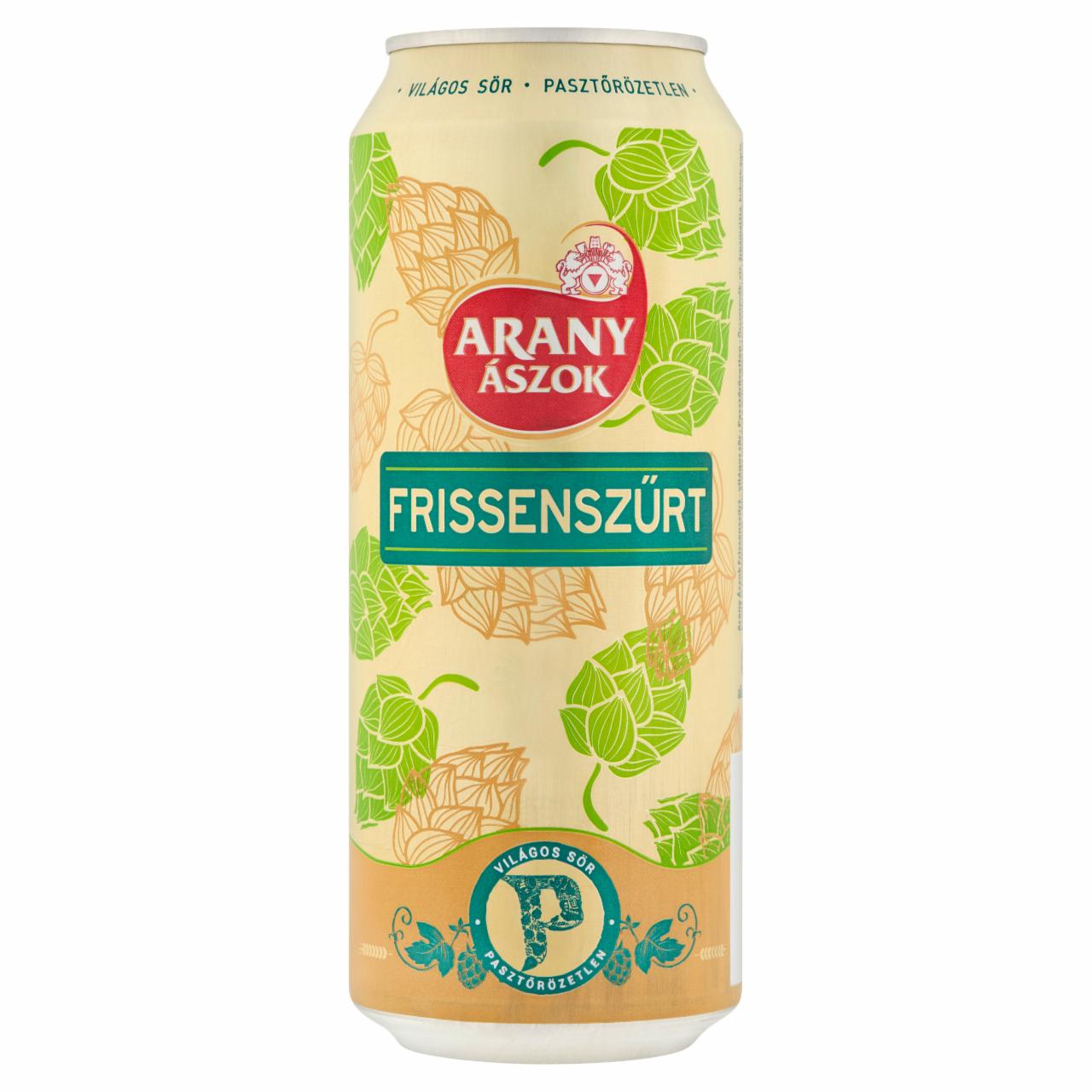 Photo - Arany Ászok Freshly Filtered Lager Beer 4,3% 0,5 l