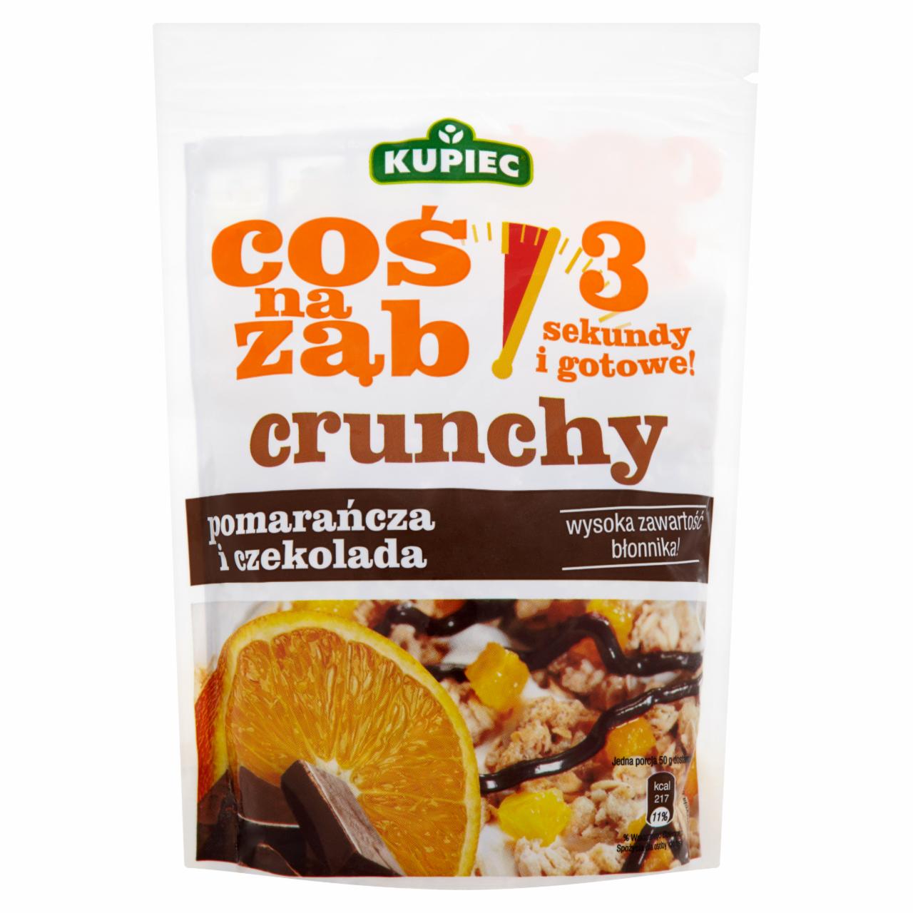 Photo - Kupiec Coś na ząb Orange and Chocolate Crunchy 250 g