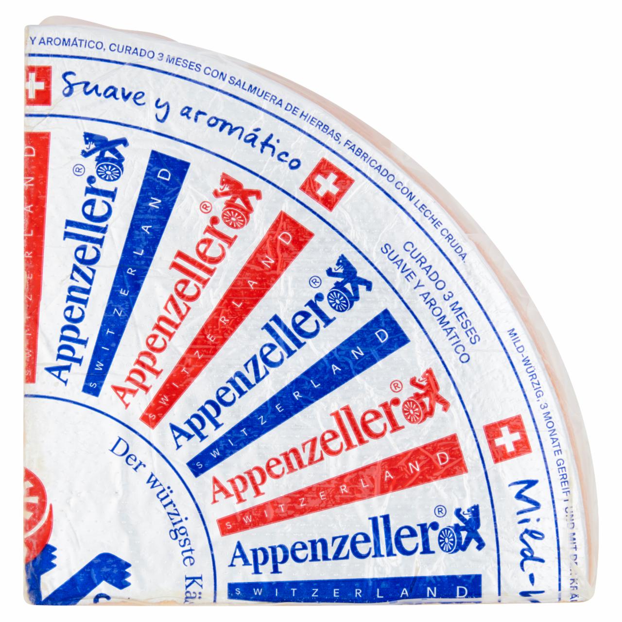 Photo - Appenzeller Doux Swiss, 4-5 Months Matured, Fat, Semi-Hard Cheese