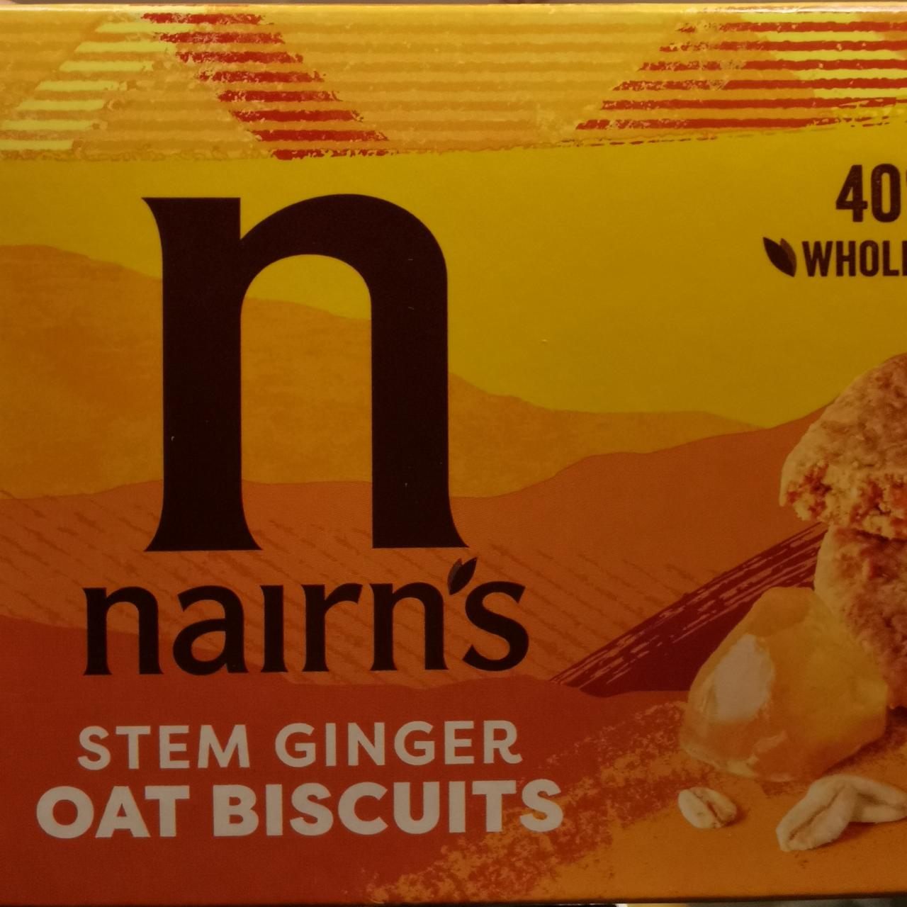 Photo - Stem Ginger Oat Biscuits Nairn's