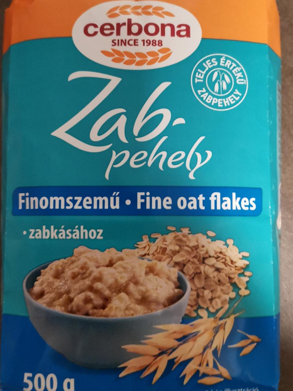 Photo - Cerbona Fine Oat Flakes 500 g