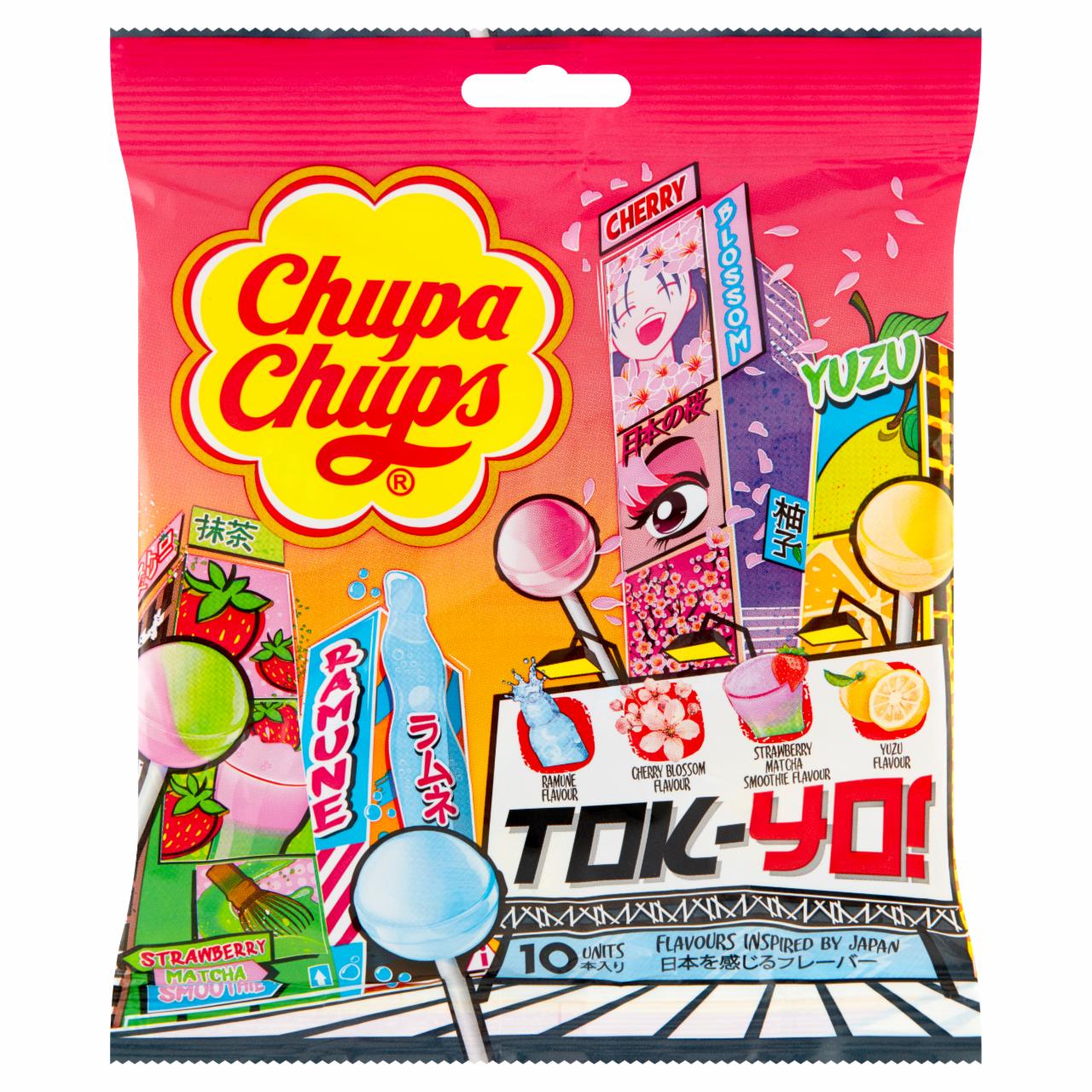 Photo - Chupa Chups Assorted Flavour Lollipops 120 g (10 Pieces)