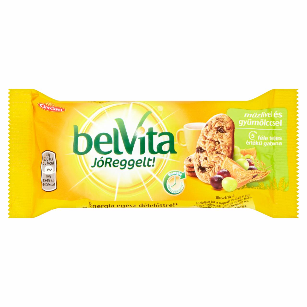 Photo - belVita JóReggelt! Crispy Biscuits with Muesli, Fruit and Cereals 50 g