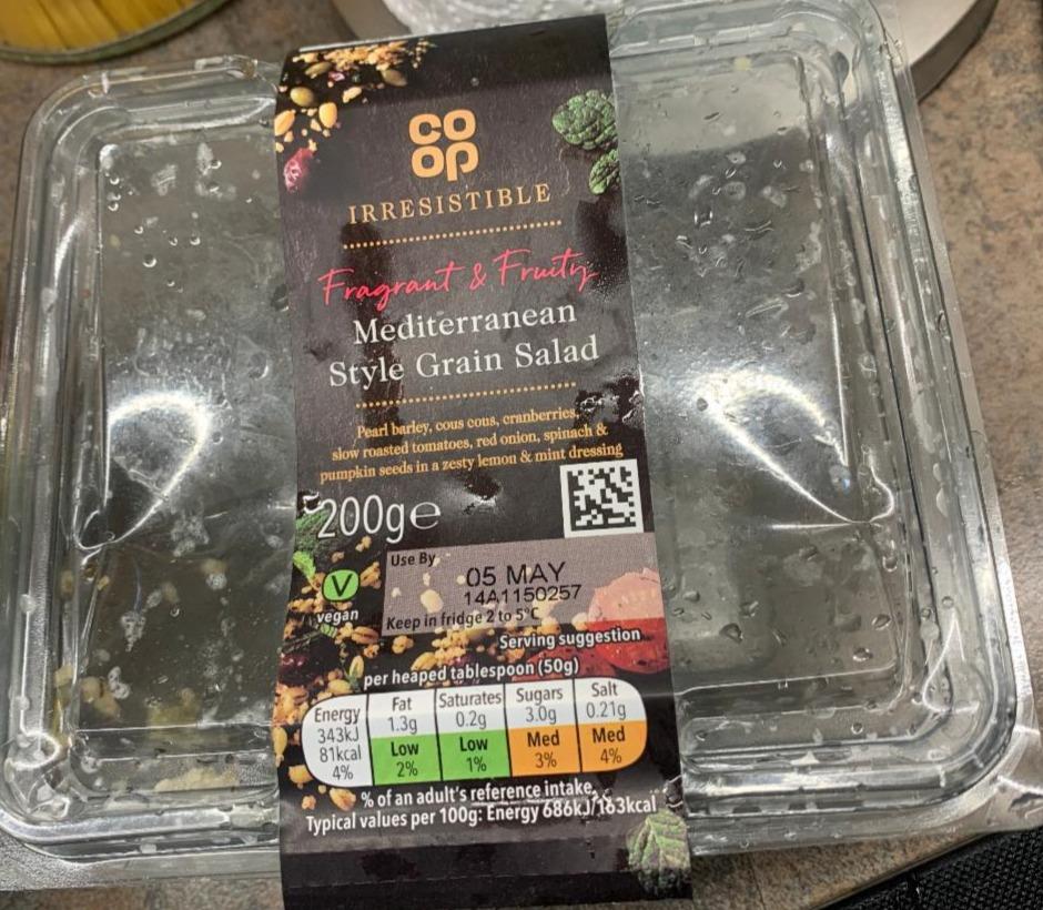 Photo - Mediterranean Style Grain Salad Co-op