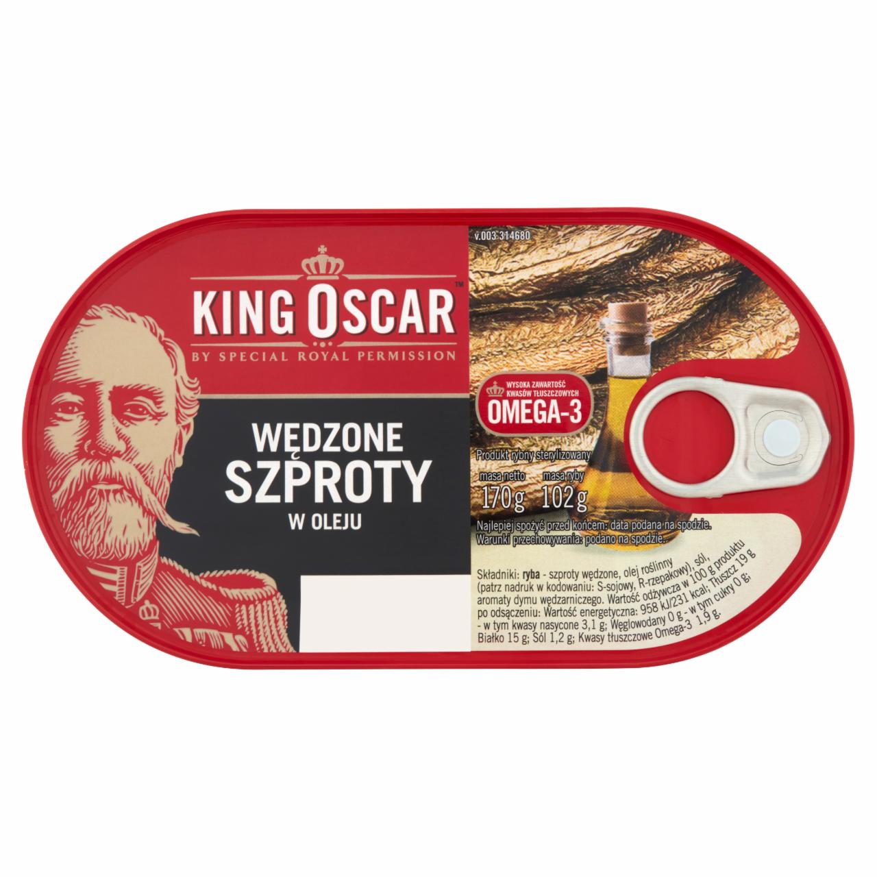 Photo - King Oscar Smoked Sprat in Oil 170 g
