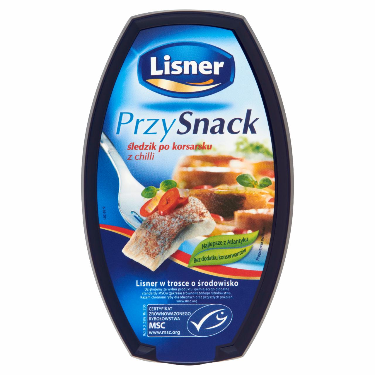 Photo - Lisner PrzySnack Korsarski Deli Snack Herring with Chilli in Oil 200 g