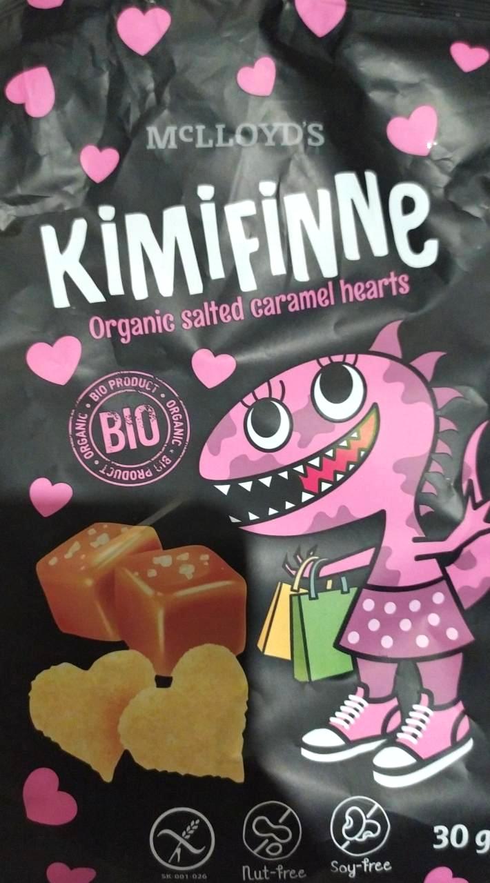Photo - Kimifinne organic salted caramel hearts McLloyd´s