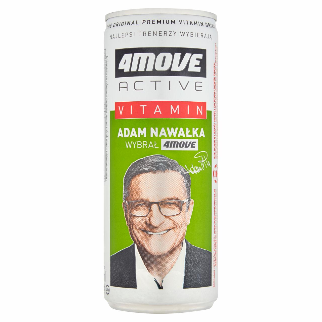 Photo - 4Move Active Vitamin Vitamins + Minerals Carbonated Drink 250 ml