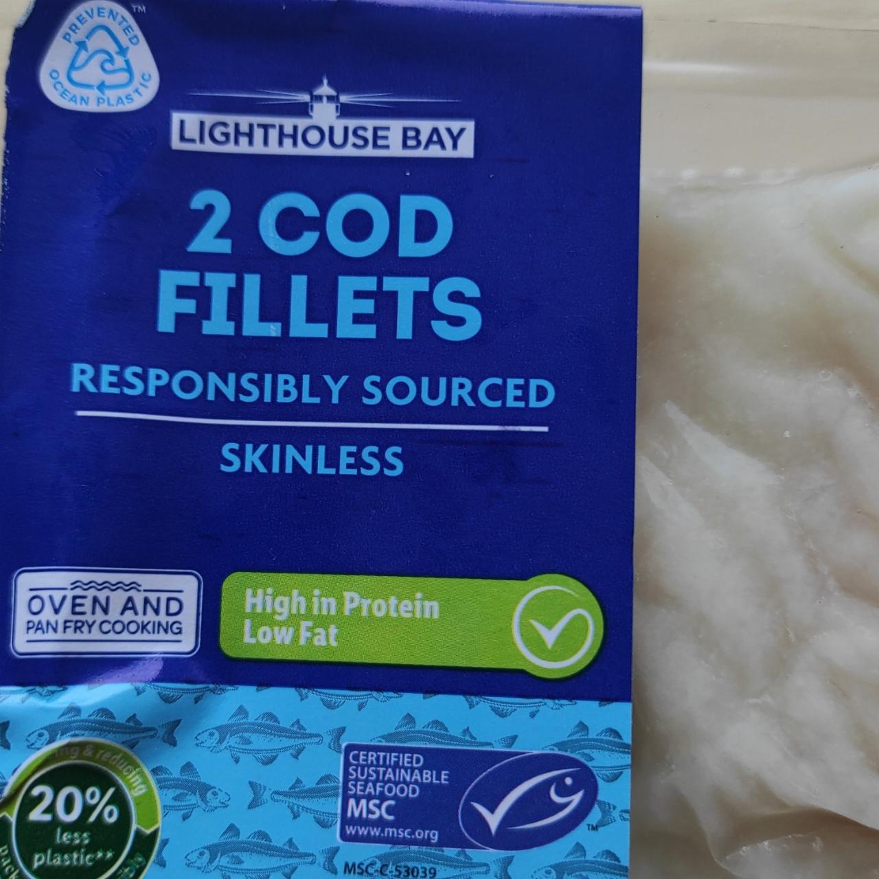 Photo - 2 Cod Fillets Skinless Lighthouse Bay