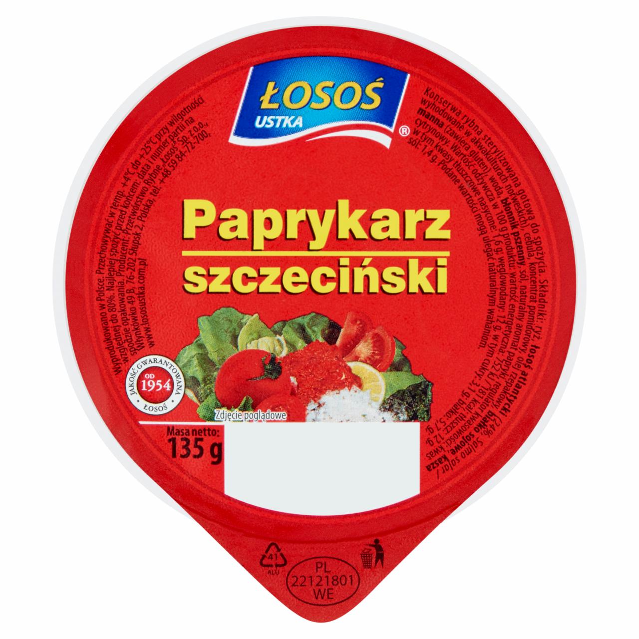 Photo - Łosoś Ustka Szczeciński Paprikash 135 g