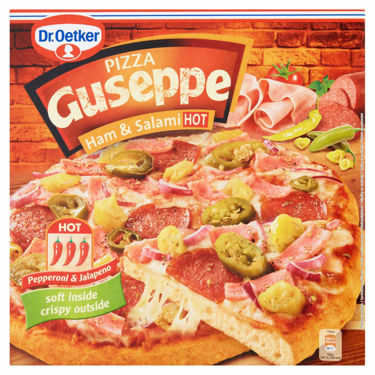 Photo - Dr. Oetker Guseppe Ham and Salami Hot Pizza 400 g