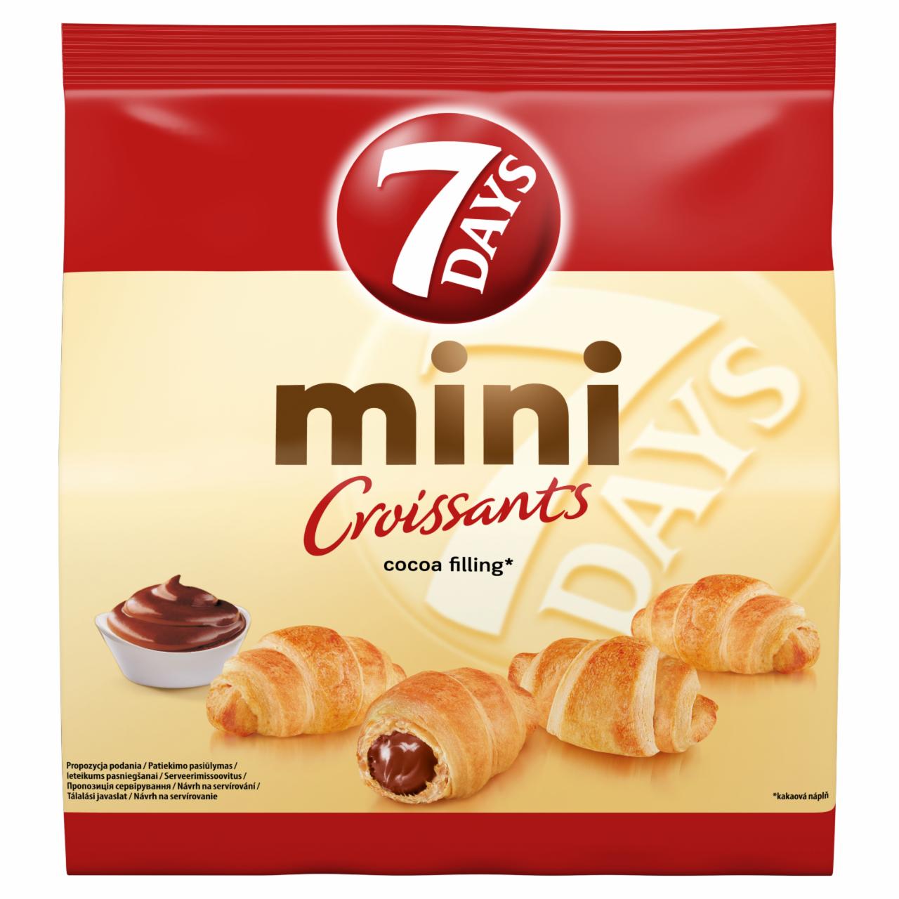 Photo - 7DAYS Mini Croissant Cocoa Filling 185 g