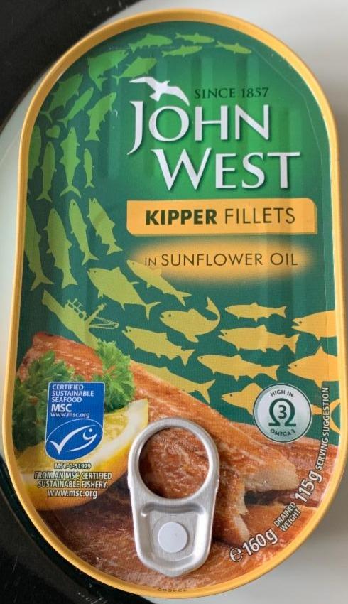 Photo - Kipper Fillets in Sunflower Oil John West