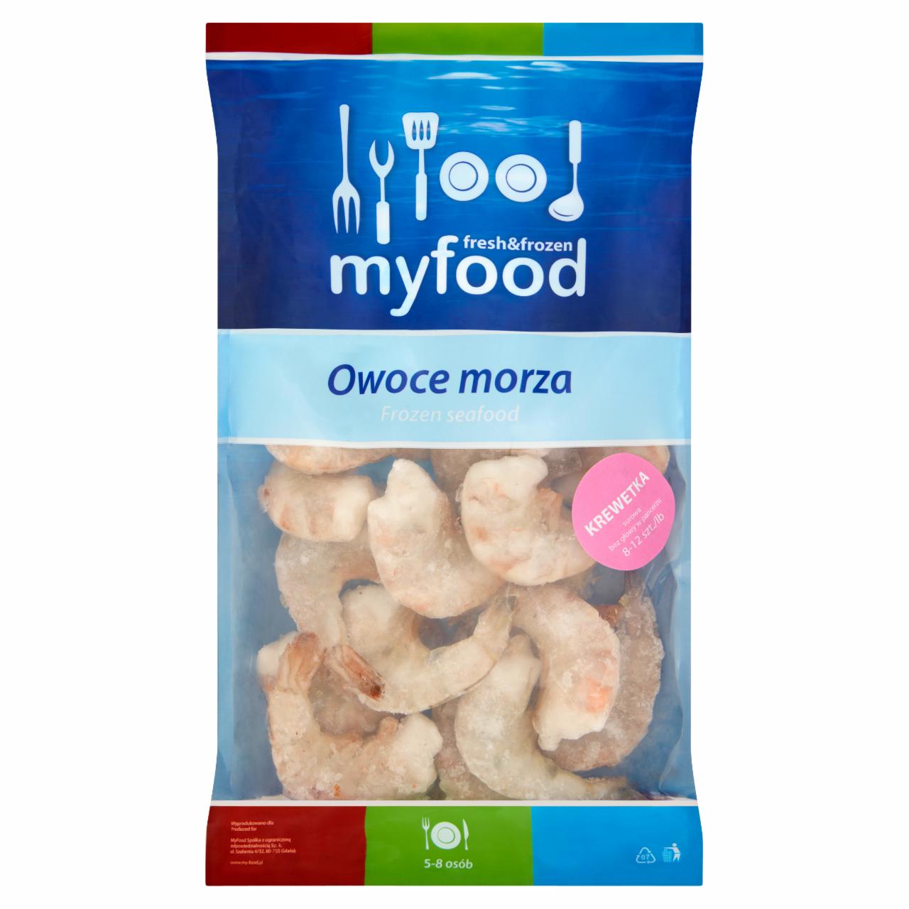 Photo - MyFood Seafood Raw without Head in the Armor Shrimp 800 g