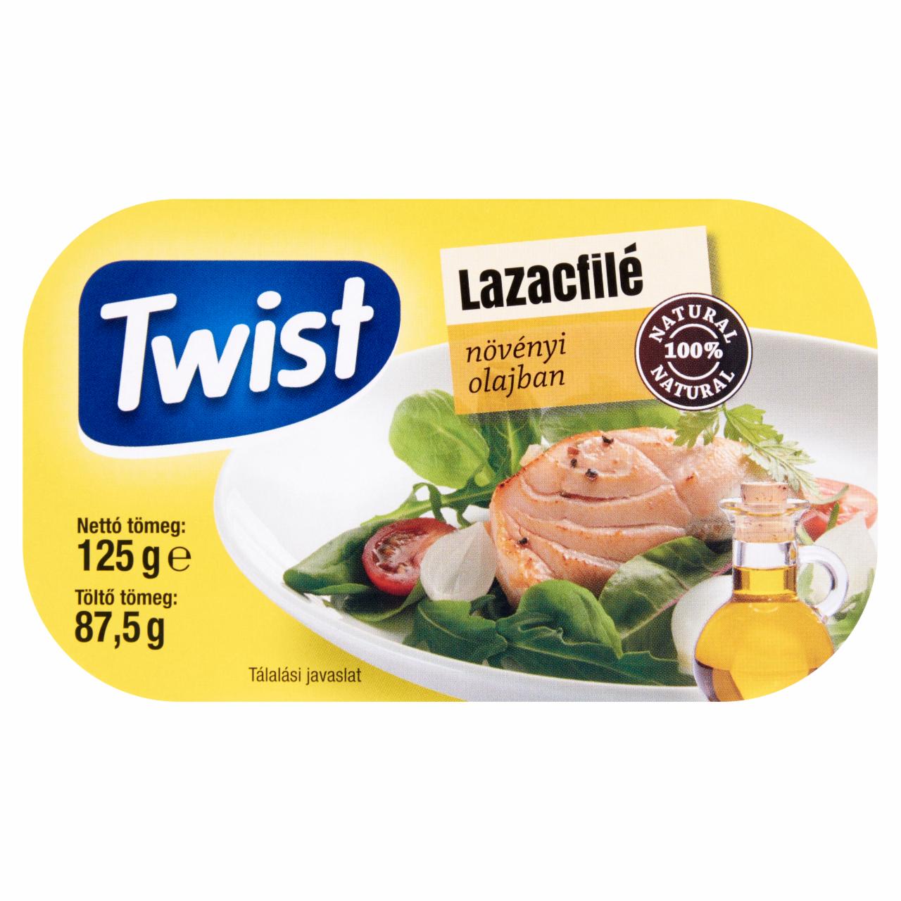 Photo - Twist Salmon Fillet in Vegetable Oil 125 g