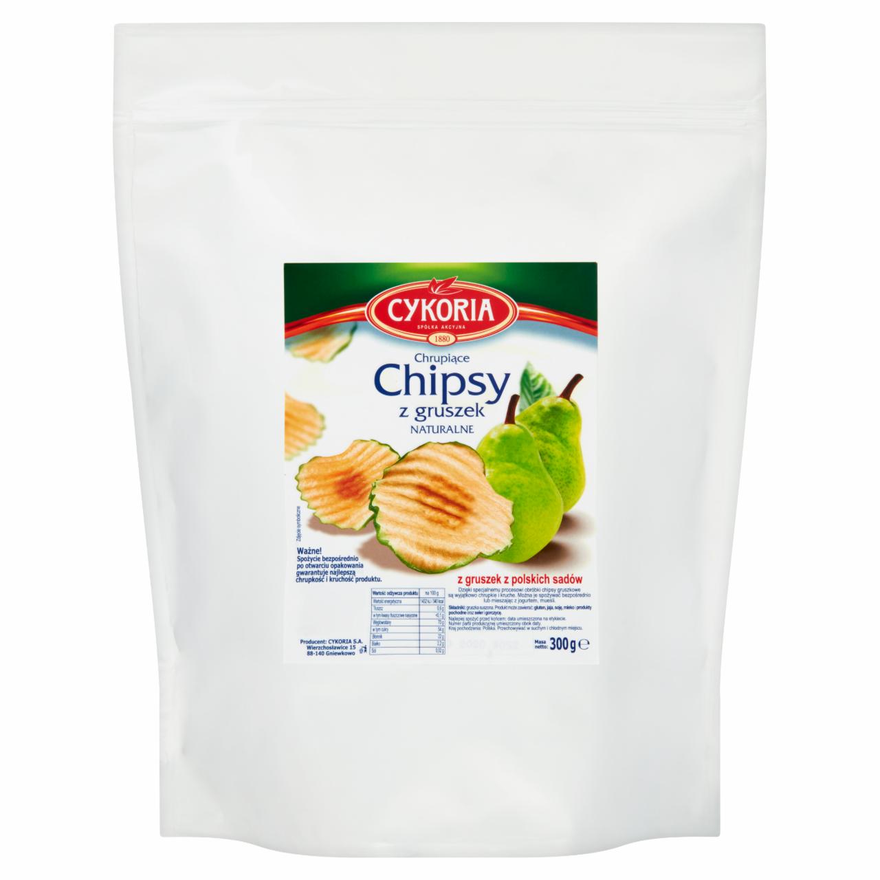 Photo - Cykoria Natural Crispy Pear Chips 300 g