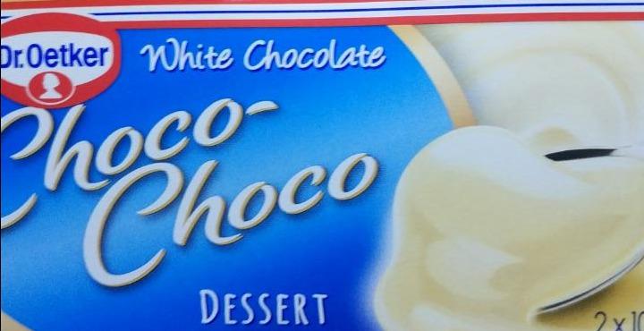Photo - White chocolate choco-choco dessert Dr.Oetker