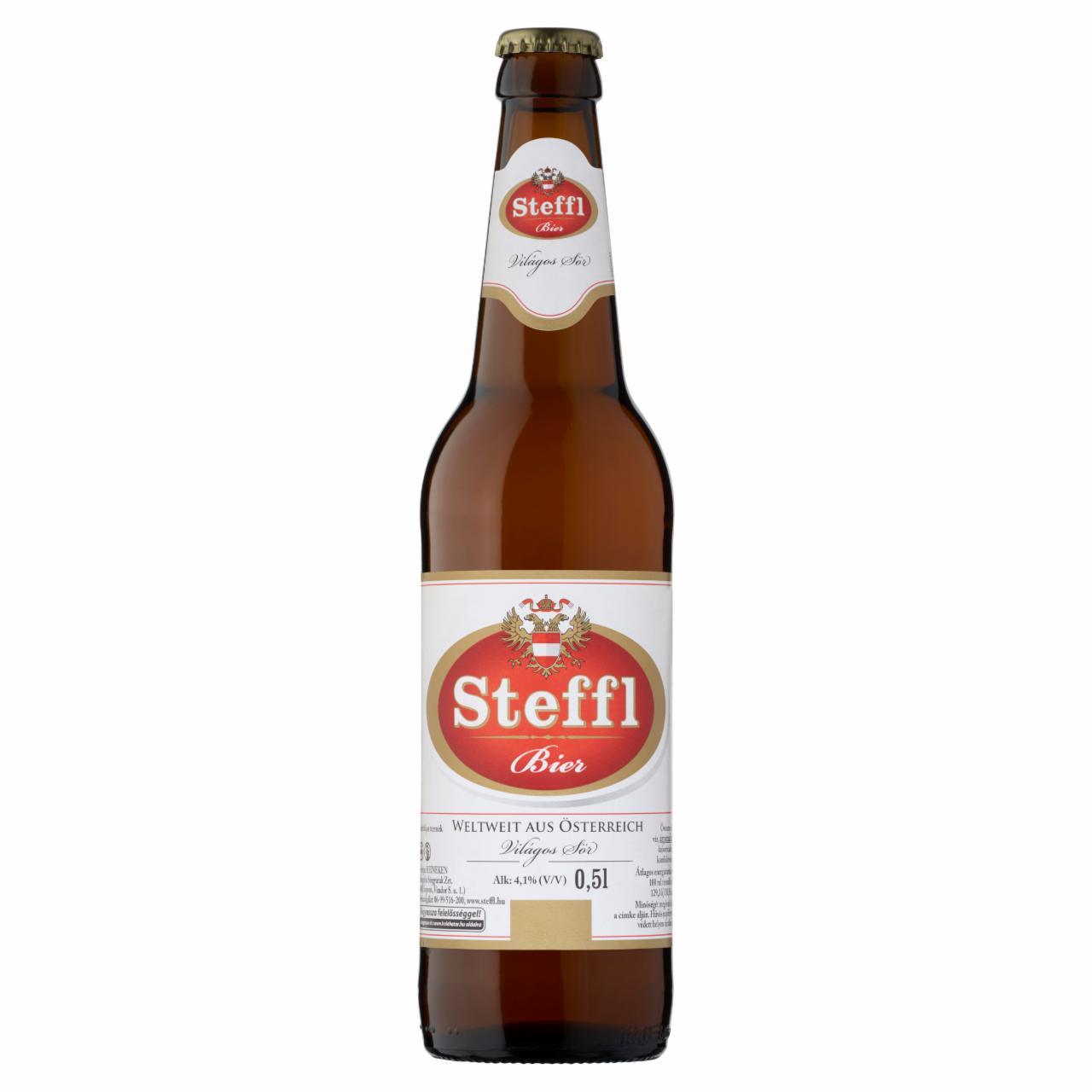 Photo - Steffl Lager Beer 4,1% 0,5 l Bottle