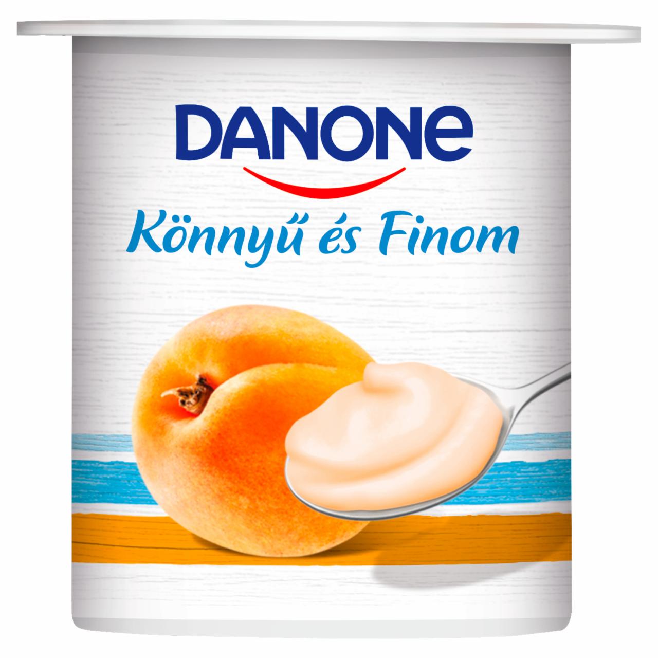 Photo - Danone Apricot Flavoured Low-Fat Yoghurt with Live Cultures 125 g