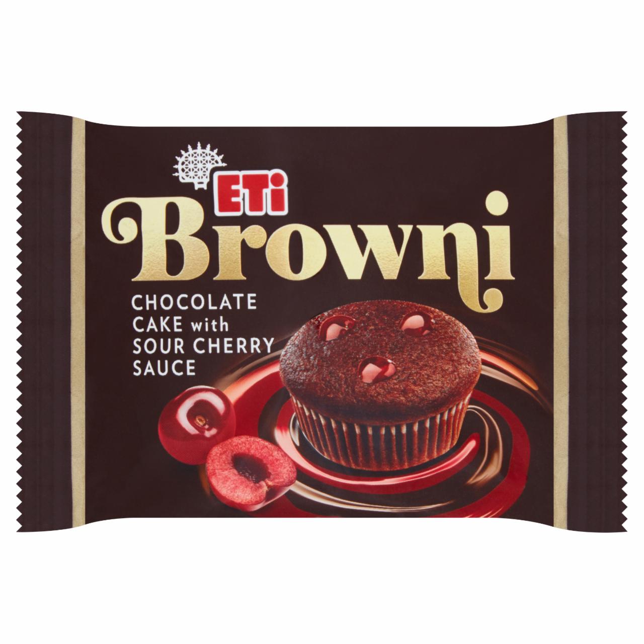 Photo - Browni Chocolate Cake with Sour Cherry Sauce 45 g