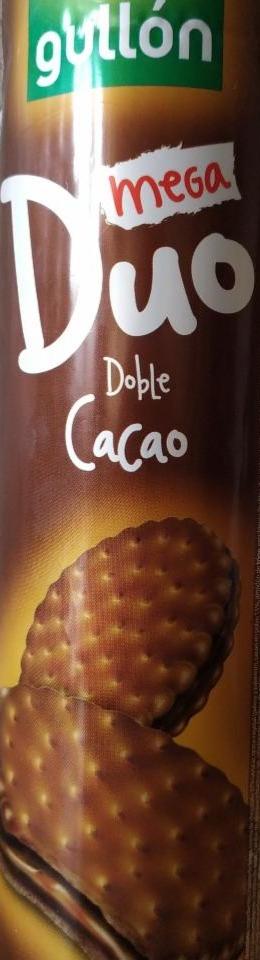Photo - Gullón MegaDuo Cocoa Biscuits Filled with Chocolate Flavoured Cream 500 g