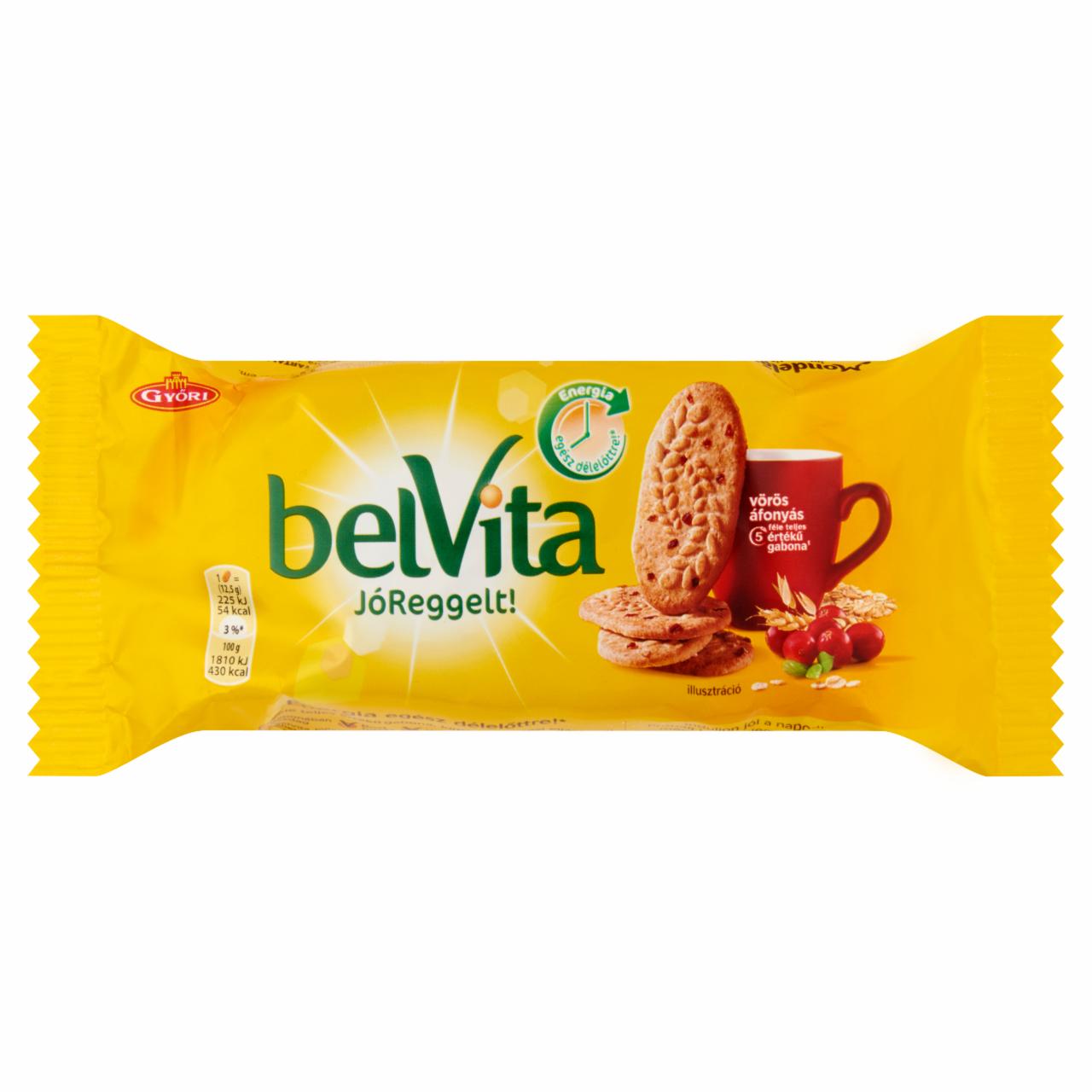 Photo - belVita JóReggelt! Friable Biscuit with Cereals and Cranberry 50 g
