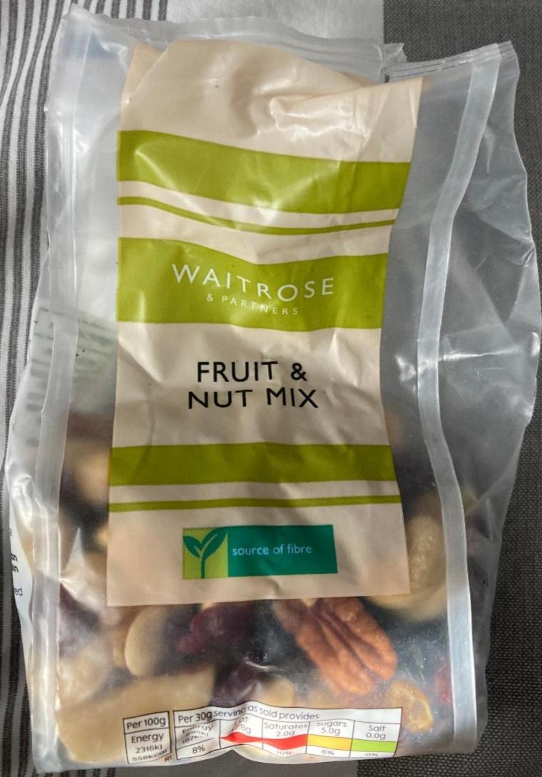 Photo - Fruit & Nut Mix Waitrose & Partners