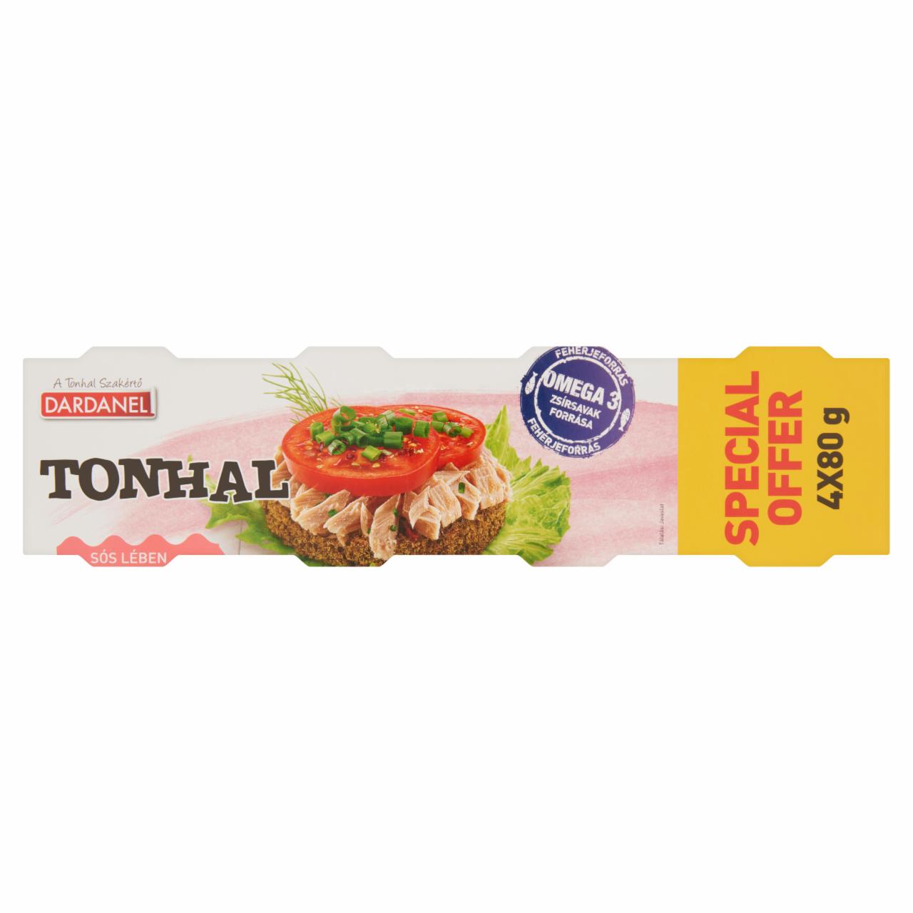 Photo - Dardanel Tuna Chunks in Brine 4 x 80 g