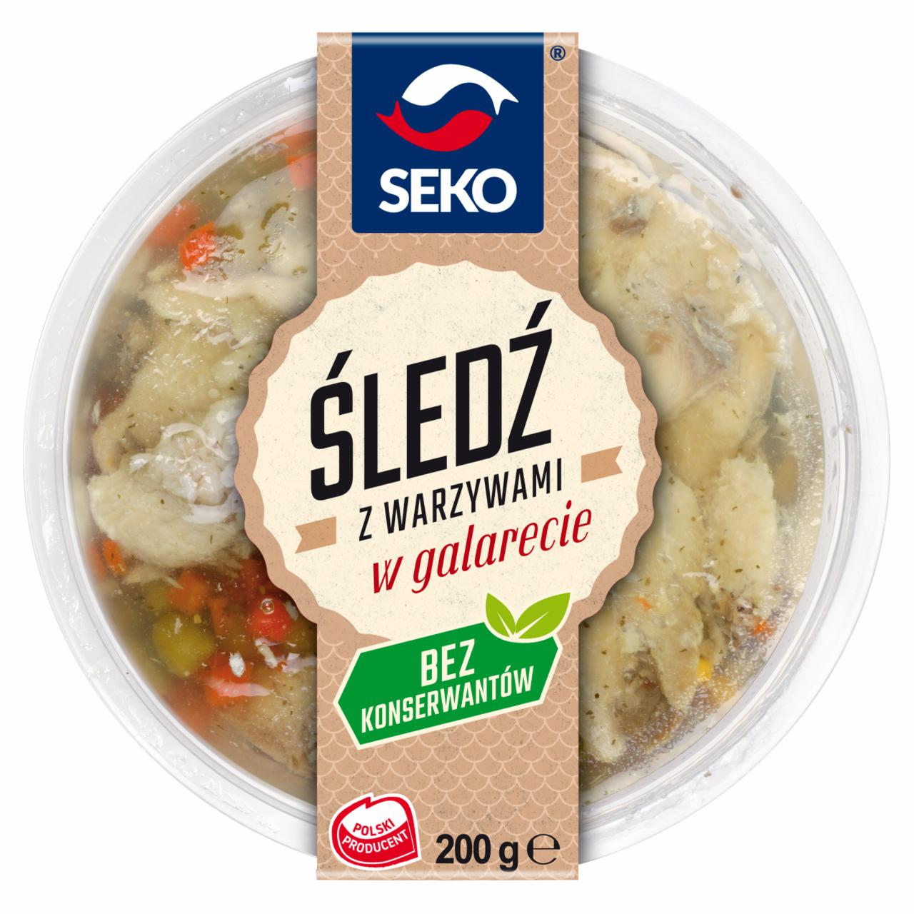 Photo - Seko Herring with Vegetables in Jelly 200 g
