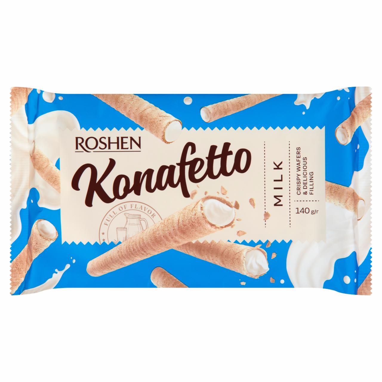 Photo - Roshen Konafetto Wafer Sticks Filled With Milk Cream 140 g
