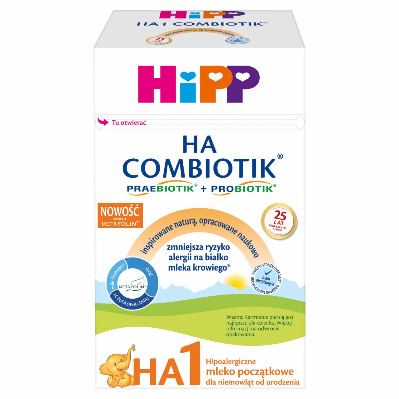 Photo - HiPP HA 1 Combiotik Hypoallergenic Powdered Milk for Infants from Birth 600 g