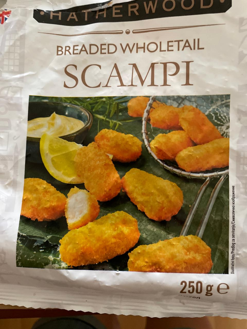 Photo - Breaded wholetail Scampi Hatherwood