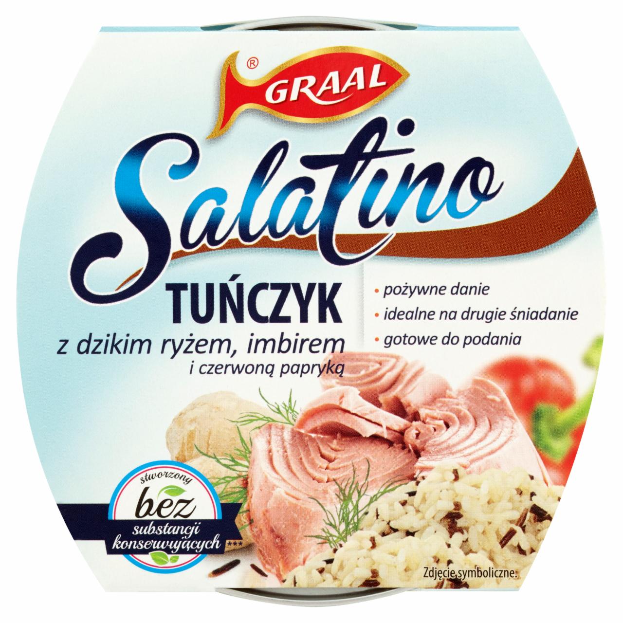 Photo - GRAAL Salatino Tuna with Wild Rice Ginger and Red Paprika 160 g