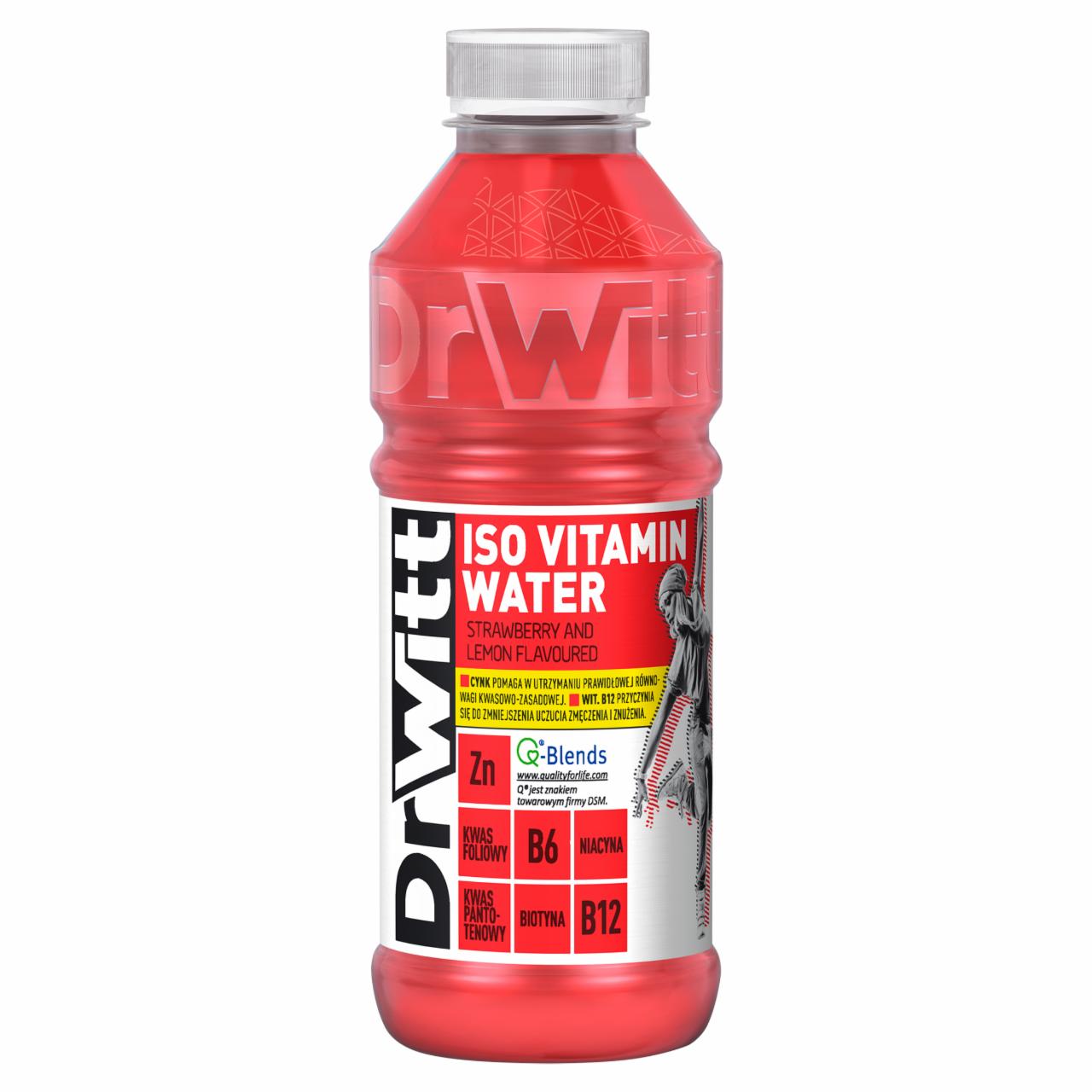 Photo - DrWitt Iso Vitamin Water Strawberry and Lemon Flavoured Isotonic Drink 550 ml