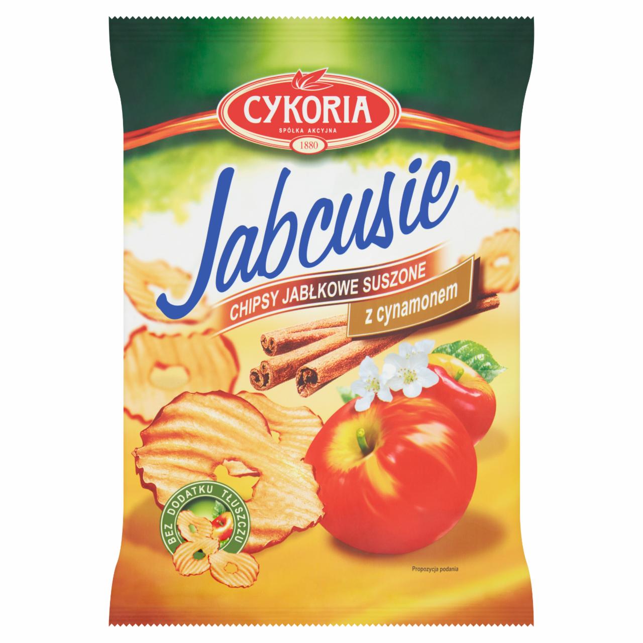 Photo - Cykoria Jabcusie Dried Apple Chips with Cinnamon 40 g